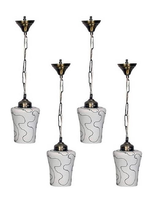 hanging pendant ceiling light lamp colorful glass shade with fitting & fixture - 18802691 - Very Small Image - 1