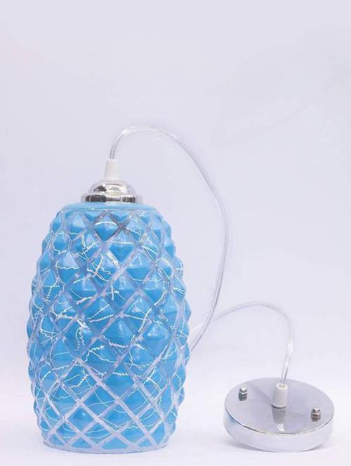 hanging pendant ceiling light lamp colorful glass shade with fitting & fixture - 18802723 - Very Small Image - 1