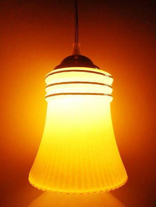 hanging pendant ceiling light lamp colorful glass shade with fitting & fixture - 18802744 - Very Small Image - 1