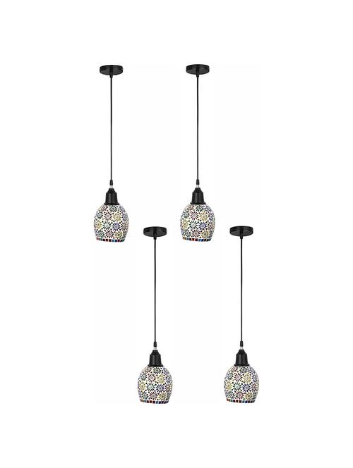 pendent hanging ceiling lamp for colorful lighting decoration, pack of 4 lamps - 18802748 - Very Small Image - 1