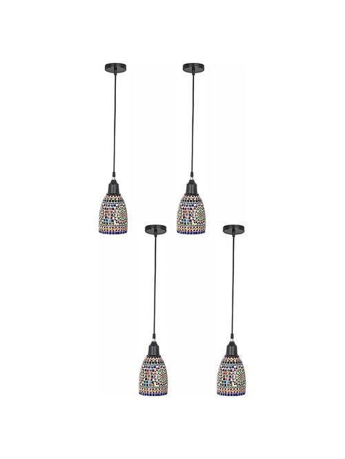 pendent hanging ceiling lamp for colorful lighting decoration, pack of 4 lamps - 18802784 - Very Small Image - 1