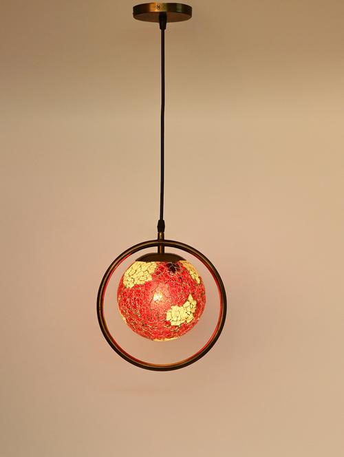 home ceiling pendent lamp/ light with stylish metal frame, pack of 4 lamps - 18802835 - Very Small Image - 1