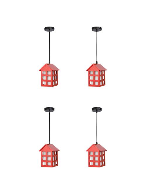 stylish colorful house design pendant hanging ceiling lamp light,wood, pack of 4 - 18802855 - Very Small Image - 1