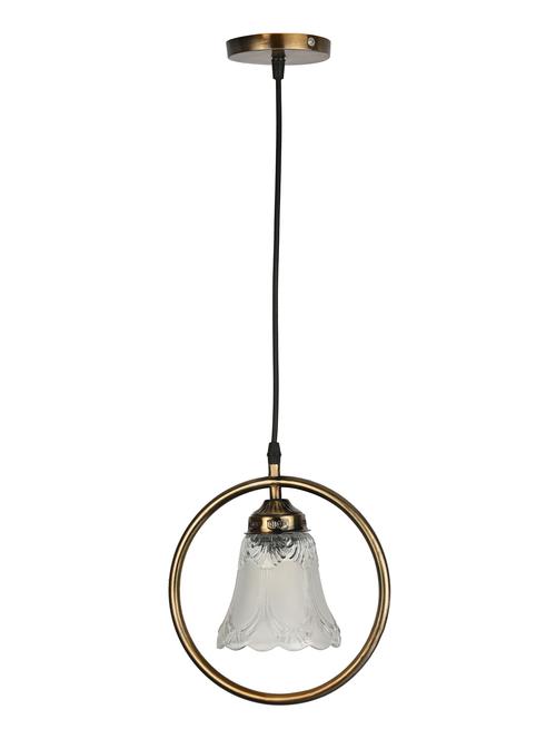 stylish round pendant ceiling lamp light for home indoor ,clear - 18802857 - Very Small Image - 1