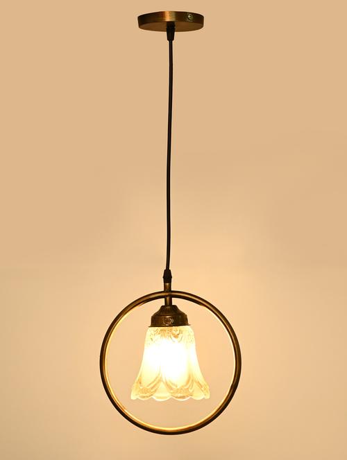 stylish round pendant ceiling lamp light for home indoor ,clear, pack of 4 lamps - 18802863 - Very Small Image - 1