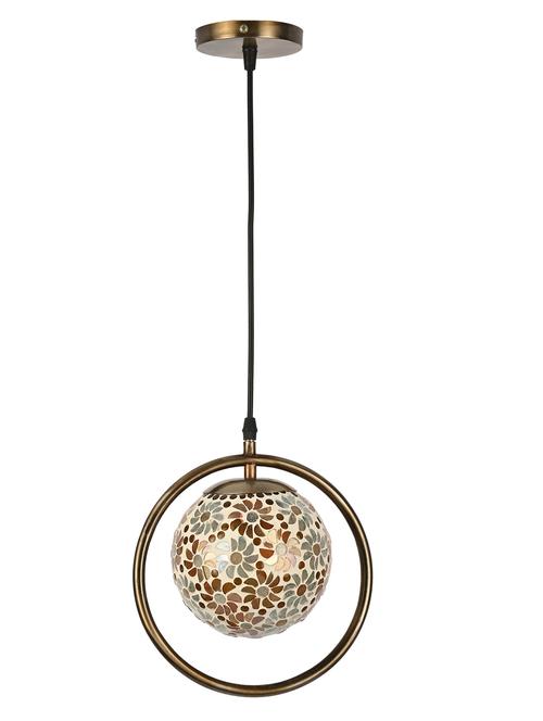 home ceiling pendent lamp/ light with stylish metal frame, pack of 2 lamps - 18802877 - Very Small Image - 1