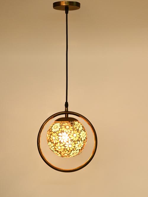 home ceiling pendent lamp/ light with stylish metal frame, pack of 4 lamps - 18802880 - Very Small Image - 1
