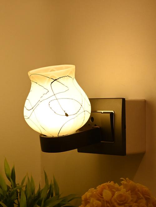 stylish decorative led glass night wall lamp light-a30 - 18803140 - Very Small Image - 1