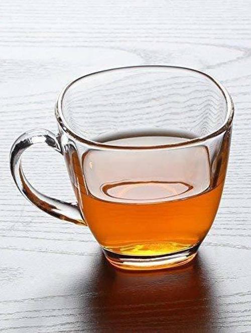 designer & stylish transparent tea/coffee cup, glass, pack of 2 - 18803337 - Very Small Image - 1