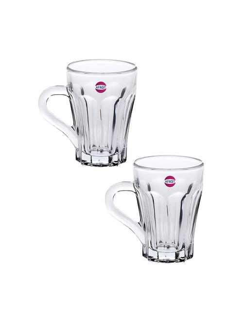 designer & stylish transparent tea/coffee cup, glass, pack of 2 - 18803345 - Very Small Image - 1