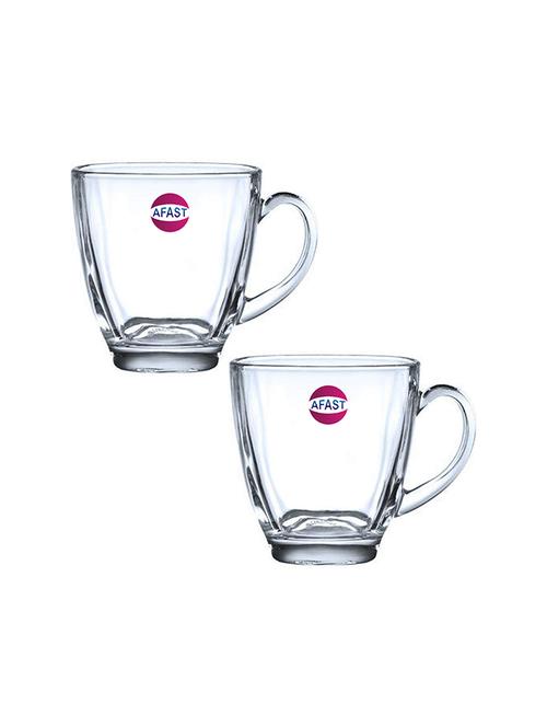 designer & stylish transparent tea/coffee cup, glass, pack of 2 - 18803385 - Very Small Image - 1