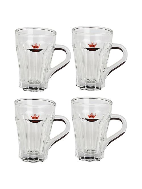 designer & stylish transparent tea/coffee cup, glass, pack of 6 - 18803405 - Very Small Image - 1