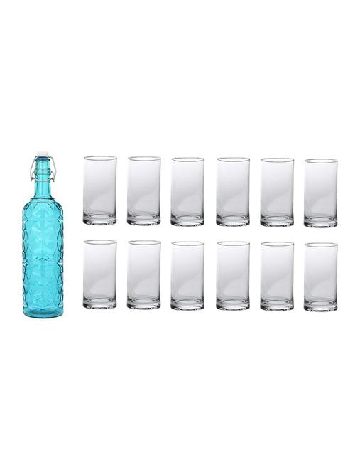 water milk serving and storing bottle and glass set - 18805462 - Very Small Image - 1