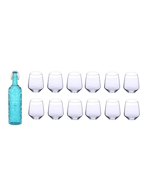 water milk serving and storing bottle and glass set - 18805478 - Very Small Image - 1