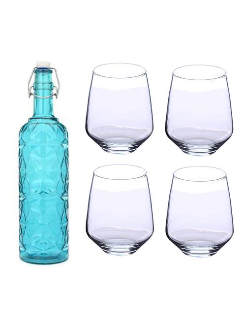 water milk serving and storing bottle and glass set - 18805567 - Very Small Image - 1