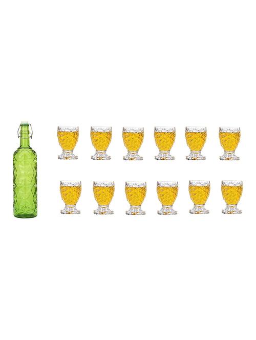 water milk serving and storing bottle and glass set - 18805723 - Very Small Image - 1