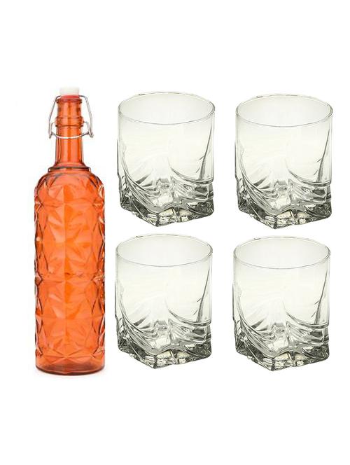 water milk serving and storing bottle and glass set- a507 - 18805961 - Very Small Image - 1