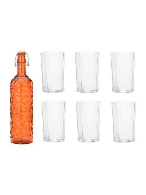 water milk serving and storing bottle and glass set- a564 - 18806017 - Very Small Image - 1