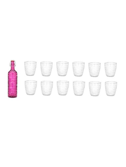 water milk serving and storing bottle and glass set- a635 - 18806086 - Very Small Image - 1