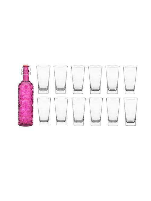 water milk serving and storing bottle and glass set- a648 - 18806098 - Very Small Image - 1