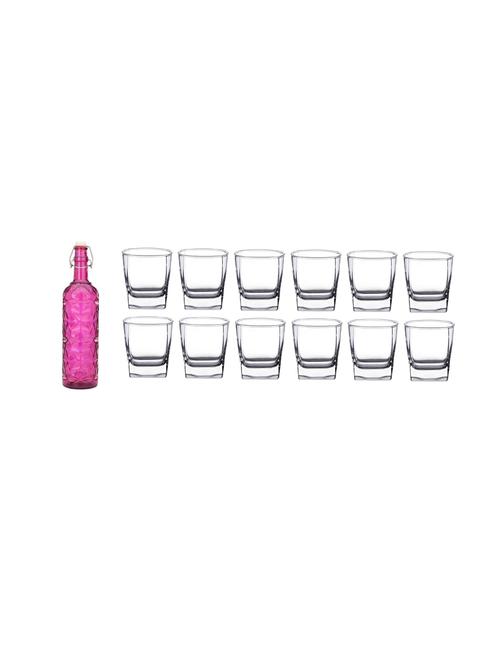 water milk serving and storing bottle and glass set- a649 - 18806099 - Very Small Image - 1