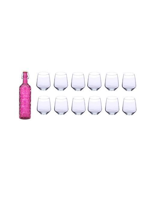 water milk serving and storing bottle and glass set- a700 - 18806149 - Very Small Image - 1