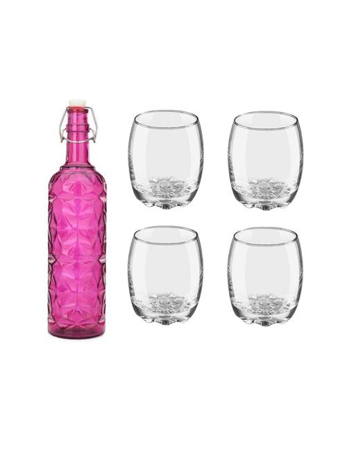 water milk serving and storing bottle and glass set- a703 - 18806152 - Very Small Image - 1