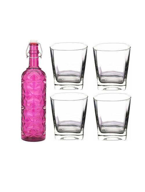 water milk serving and storing bottle and glass set- a743 - 18806191 - Very Small Image - 1