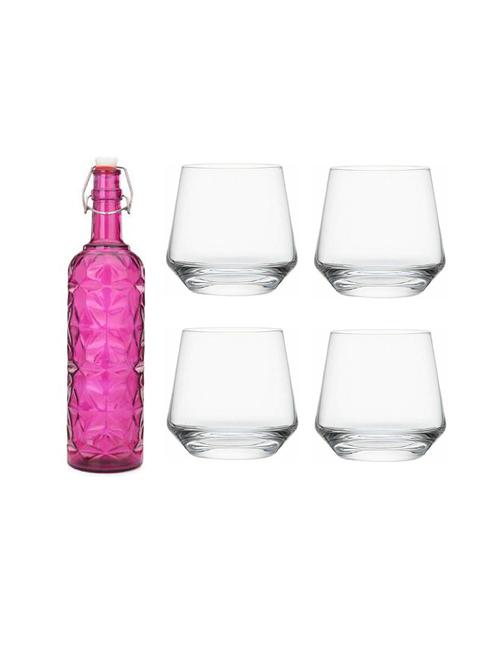 water milk serving and storing bottle and glass set- a771 - 18806218 - Very Small Image - 1