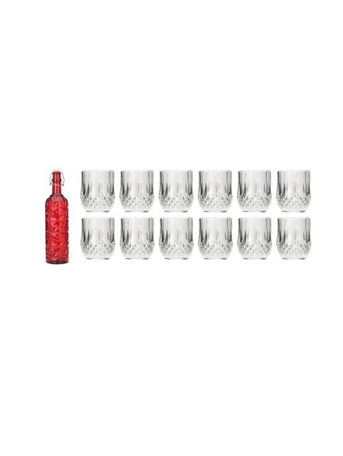 water milk serving and storing bottle and glass set- a848 - 18806293 - Very Small Image - 1