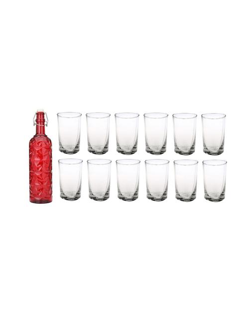 water milk serving and storing bottle and glass set- a870 - 18806314 - Very Small Image - 1