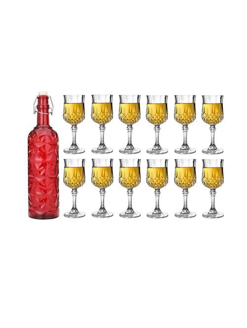 water milk serving and storing bottle and glass set- a879 - 18806323 - Very Small Image - 1