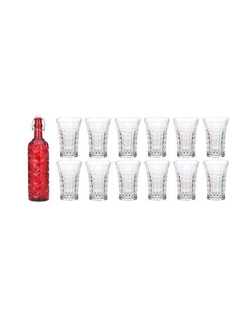 water milk serving and storing bottle and glass set- a881 - 18806325 - Very Small Image - 1