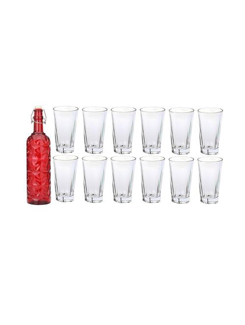 water milk serving and storing bottle and glass set- a885 - 18806329 - Very Small Image - 1