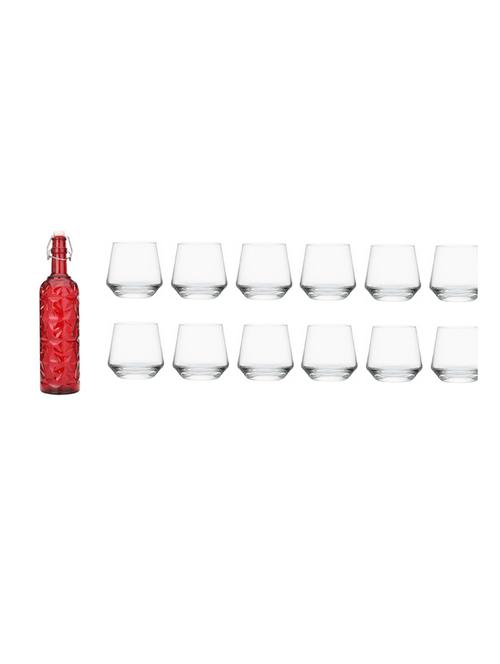 water milk serving and storing bottle and glass set- a911 - 18806354 - Very Small Image - 1
