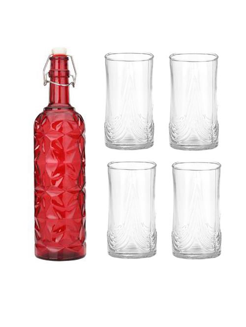 water milk serving and storing bottle and glass set- a921 - 18806363 - Very Small Image - 1