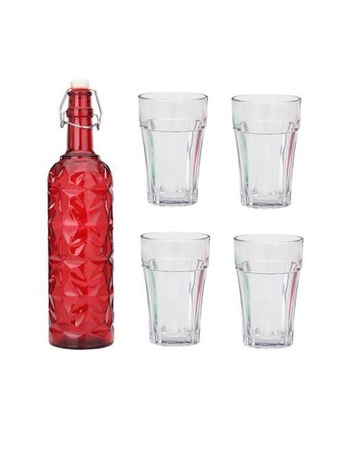 water milk serving and storing bottle and glass set- a922 - 18806364 - Very Small Image - 1