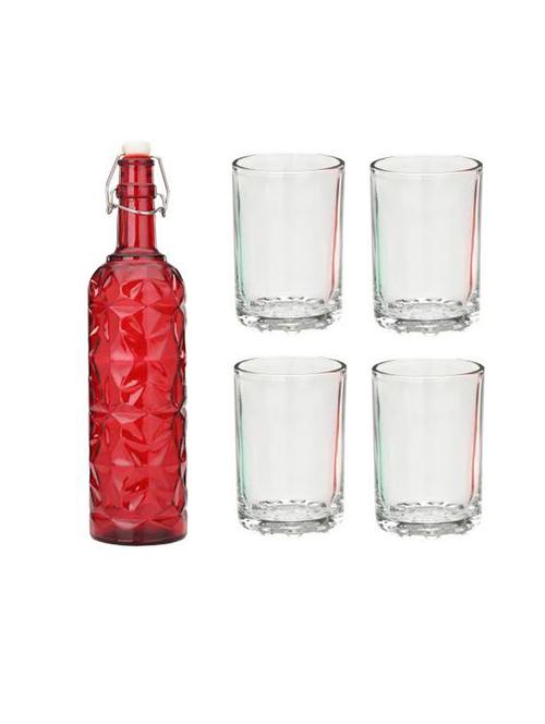 water milk serving and storing bottle and glass set- a941 - 18806383 - Very Small Image - 1