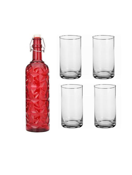 water milk serving and storing bottle and glass set - a21 - 18806410 - Very Small Image - 1