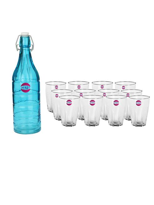 water milk serving and storing bottle and glass set - 18806707 - Very Small Image - 1