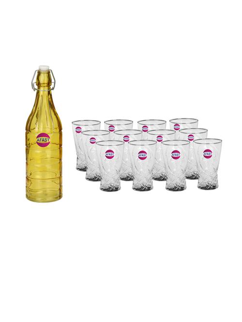 water milk serving and storing bottle and glass set - 18806742 - Very Small Image - 1