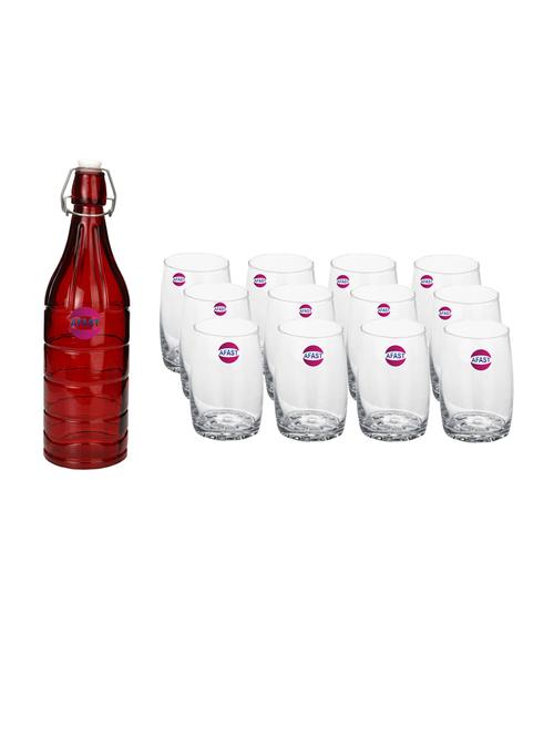 water milk serving and storing bottle and glass set - 18806779 - Very Small Image - 1
