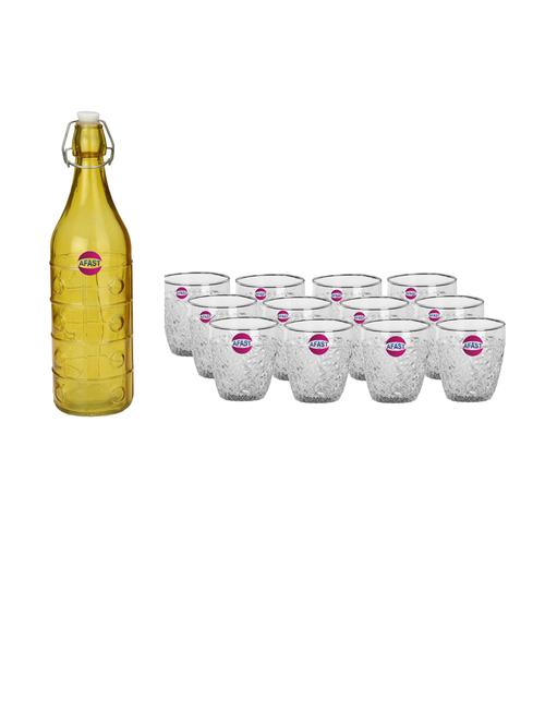 water milk serving and storing bottle and glass set - 18806876 - Very Small Image - 1