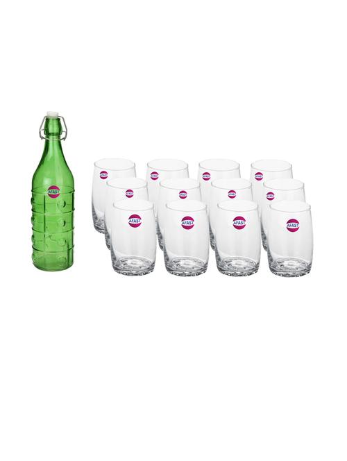 water milk serving and storing bottle and glass set - 18806911 - Very Small Image - 1