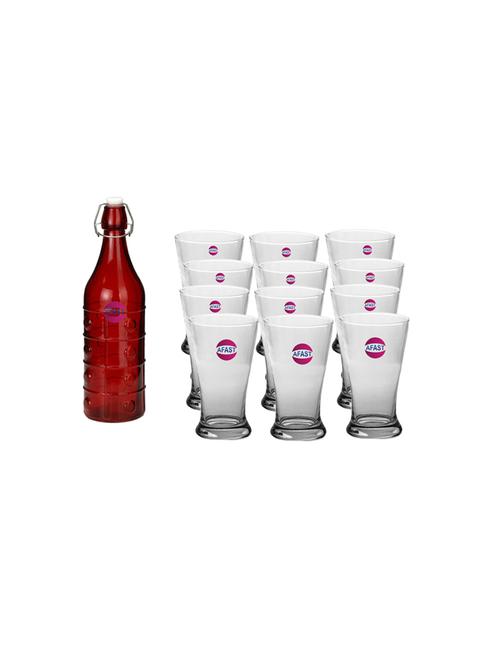 water milk serving and storing bottle and glass set - 18806925 - Very Small Image - 1