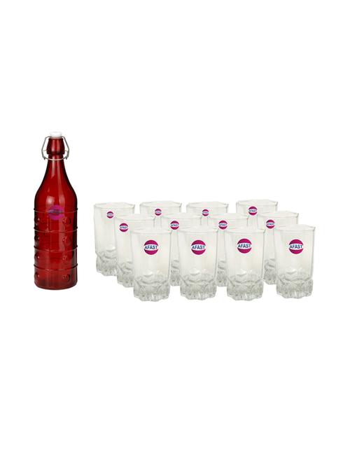 water milk serving and storing bottle and glass set - 18806936 - Very Small Image - 1