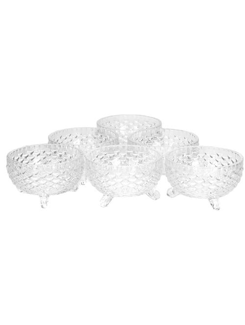 multi-purpose tableware snack/ veritable serving bowl, glass, pack of 6 - 18807018 - Very Small Image - 1