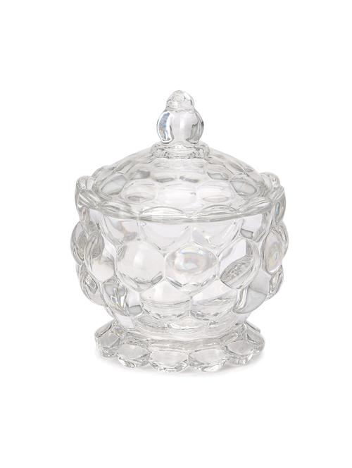 glass serving bowl with lid - 18807047 - Very Small Image - 1