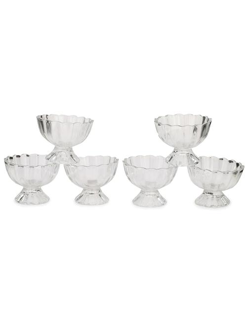 multi-purpose tableware snack/ veritable serving bowl, glass, pack of 6 - 18807055 - Very Small Image - 1
