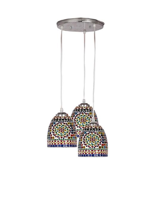 triple glass lamp shade hanging ceiling decorative pendant lamp light - 18808257 - Very Small Image - 1